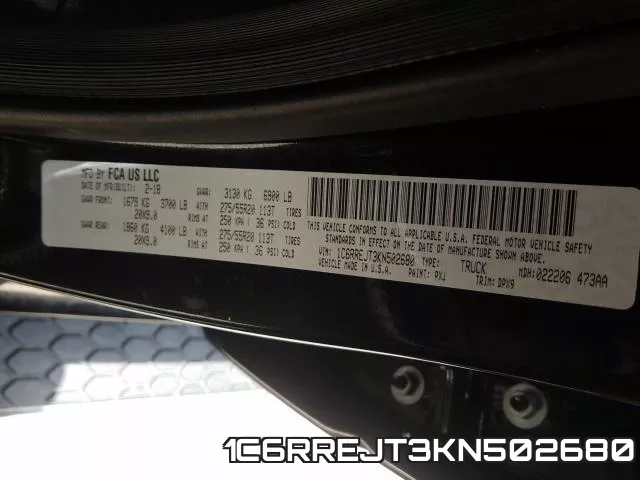 1C6RREJT3KN502680 фото 2