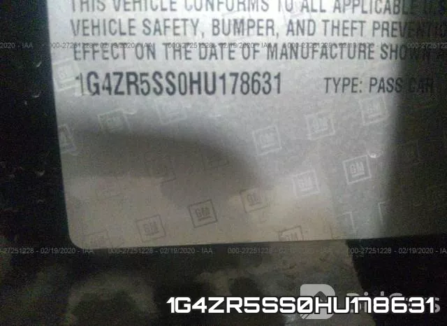 1G4ZR5SS0HU178631 фото 10