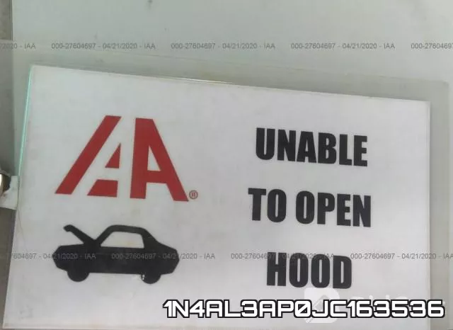 1N4AL3AP0JC163536 фото 2