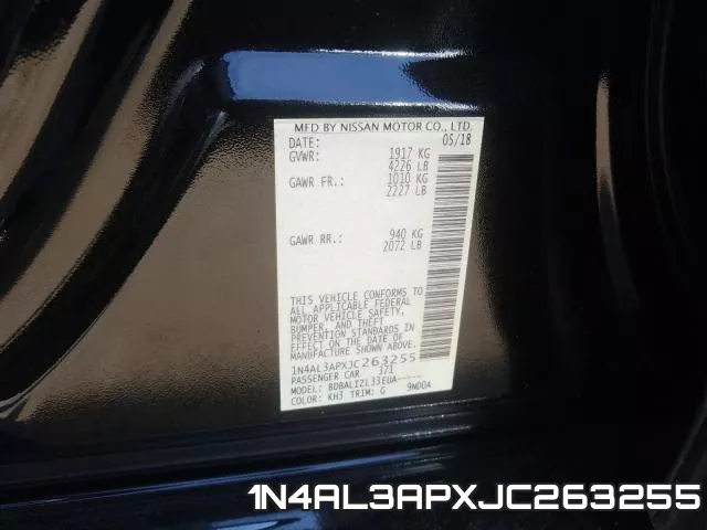 1N4AL3APXJC263255 фото 2