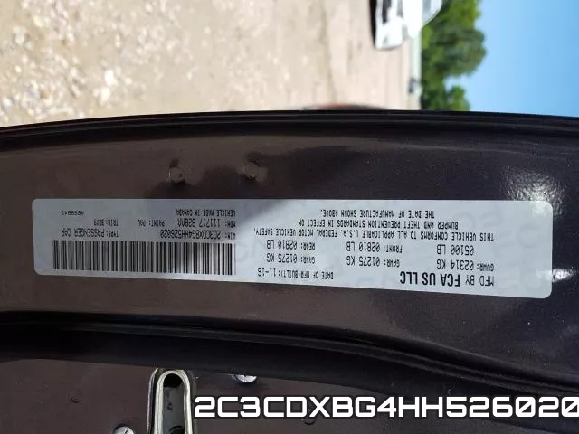 2C3CDXBG4HH526020 фото 2