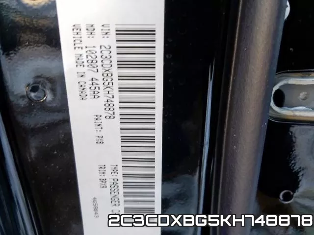 2C3CDXBG5KH748878 фото 2