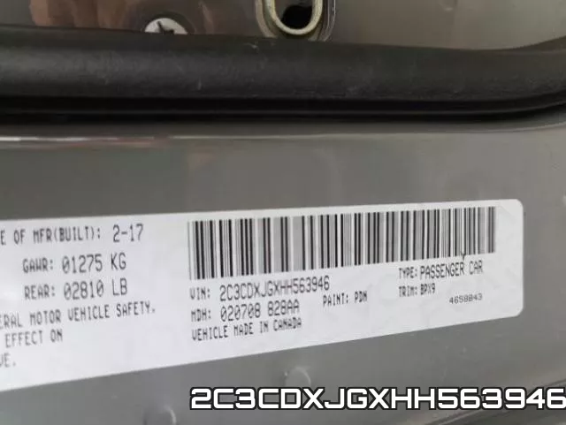 2C3CDXJGXHH563946 фото 2