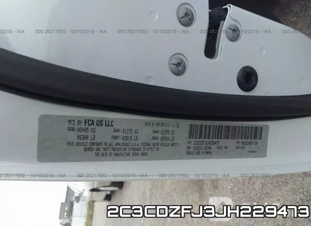 2C3CDZFJ3JH229473 фото 10