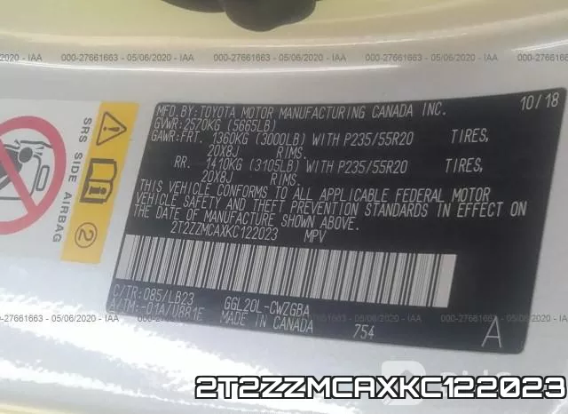 2T2ZZMCAXKC122023 фото 10