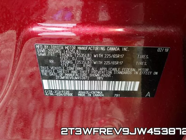 2T3WFREV9JW453872 фото 2