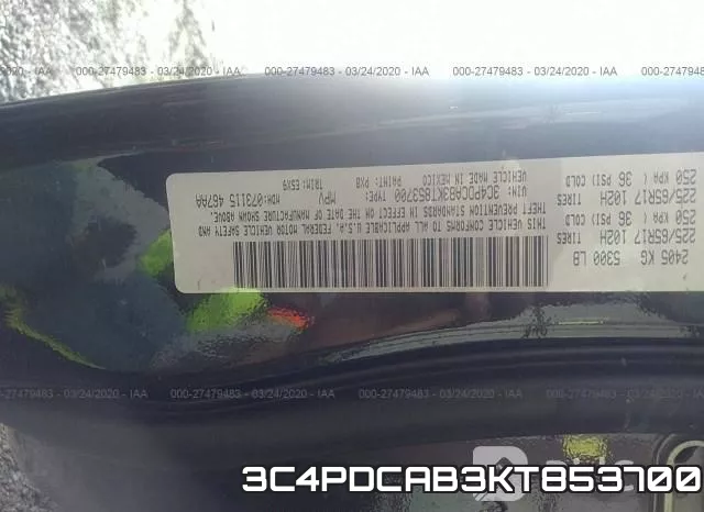 3C4PDCAB3KT853700 фото 10