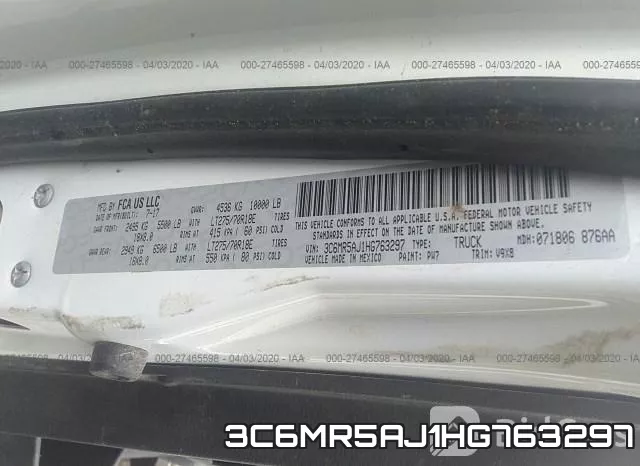 3C6MR5AJ1HG763297 фото 10