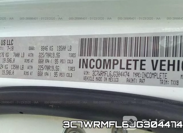 3C7WRMFL6JG304474 фото 10