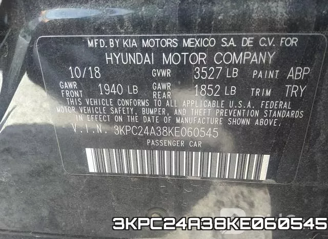 3KPC24A38KE060545 фото 10
