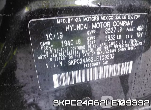 3KPC24A62LE109332 фото 9