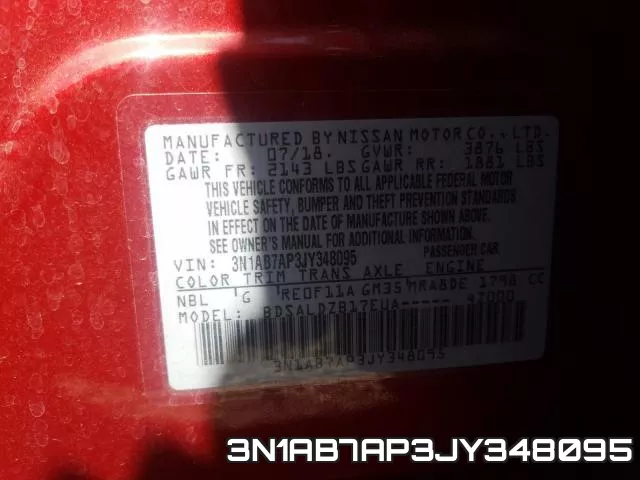3N1AB7AP3JY348095 фото 2