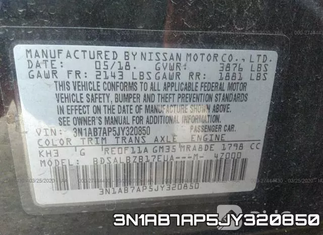 3N1AB7AP5JY320850 фото 10