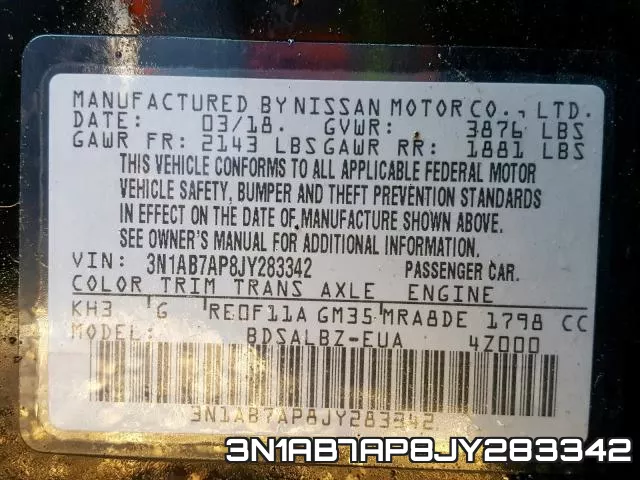 3N1AB7AP8JY283342 фото 2