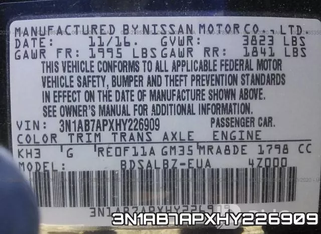 3N1AB7APXHY226909 фото 10
