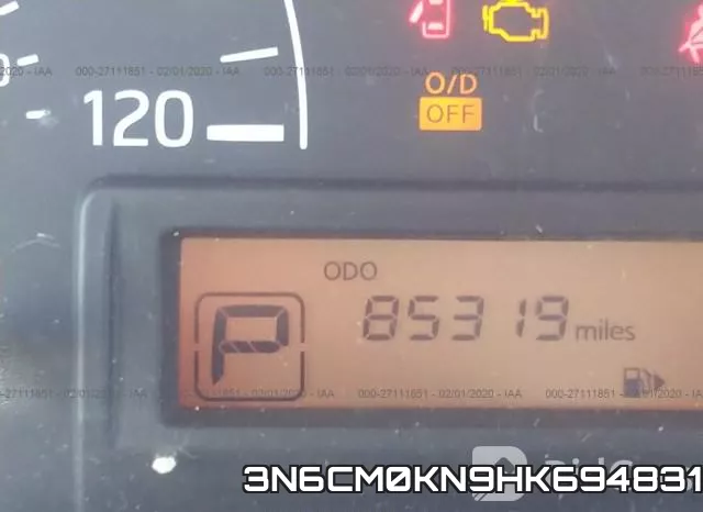 3N6CM0KN9HK694831 фото 8
