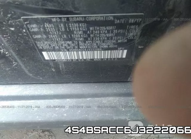 4S4BSACC6J3222066 фото 10