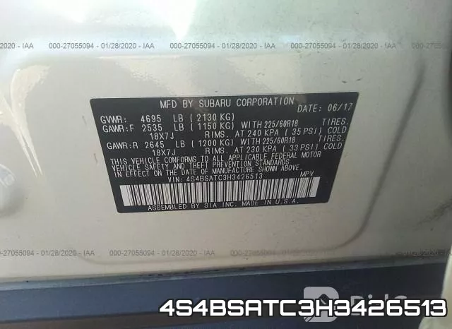 4S4BSATC3H3426513 фото 10