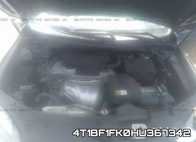 4T1BF1FK0HU367342 фото 2
