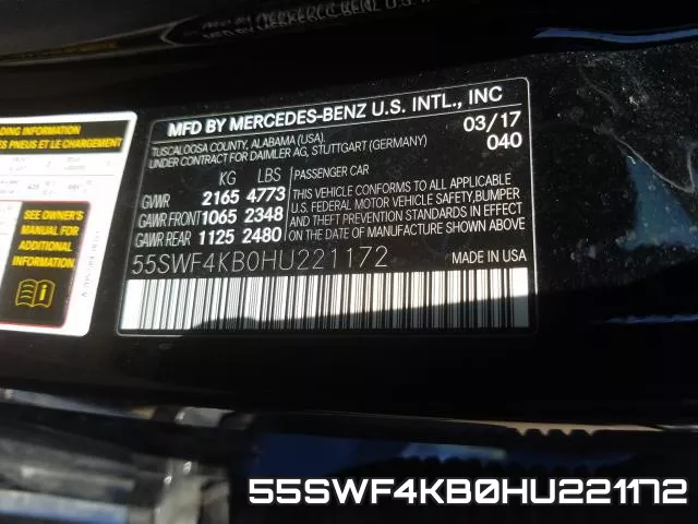 55SWF4KB0HU221172 фото 2