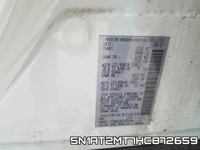 5N1AT2MT7HC872659 фото 2