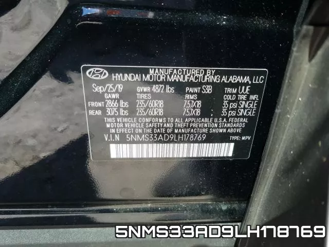 5NMS33AD9LH178769 фото 2