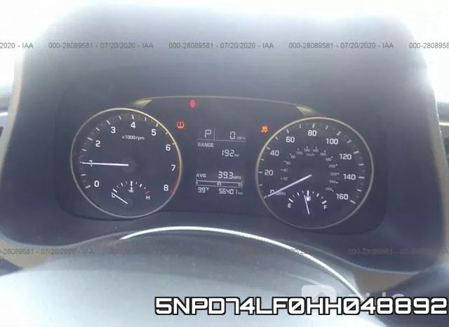 5NPD74LF0HH048892 фото 8