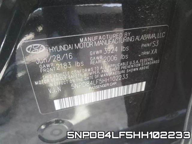 5NPD84LF5HH102233 фото 2