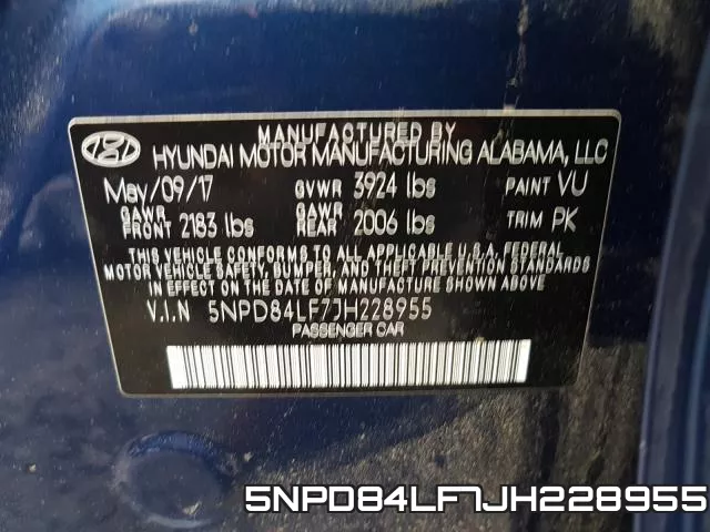 5NPD84LF7JH228955 фото 2