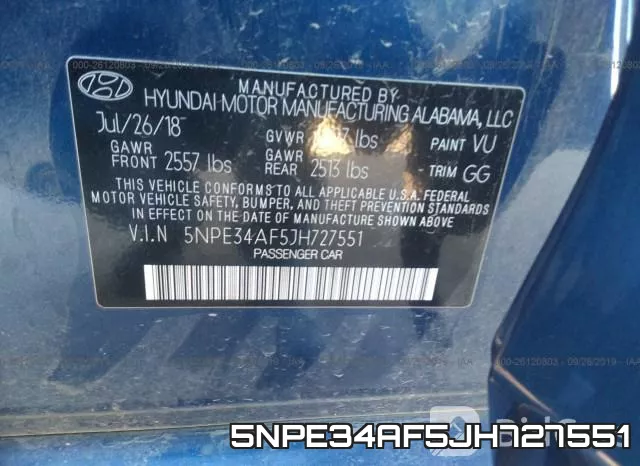 5NPE34AF5JH727551 фото 10