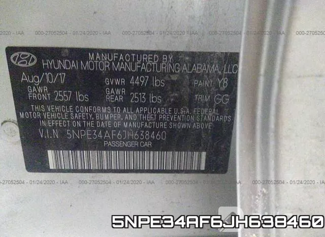 5NPE34AF6JH638460 фото 10