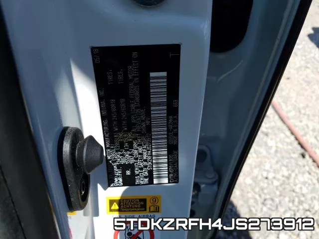 5TDKZRFH4JS273912 фото 2