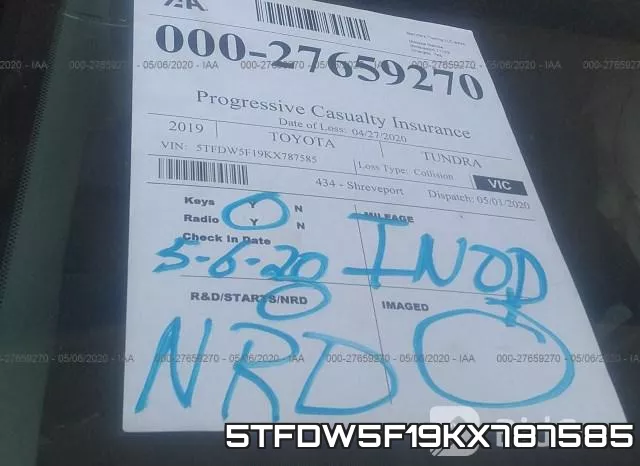 5TFDW5F19KX787585 фото 8