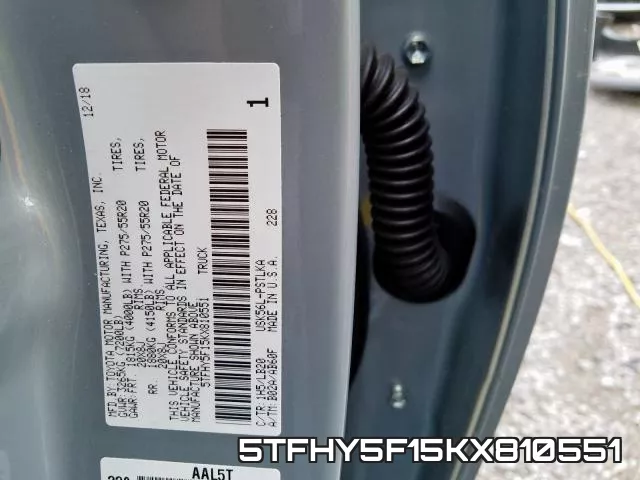 5TFHY5F15KX810551 фото 2