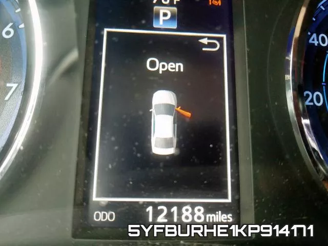5YFBURHE1KP914171 фото 9