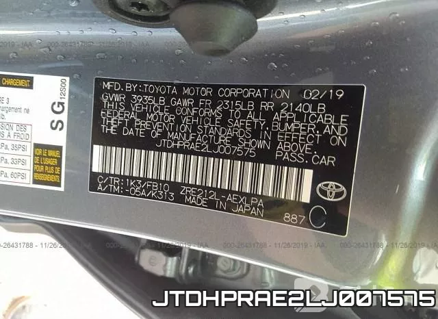 JTDHPRAE2LJ007575 фото 10