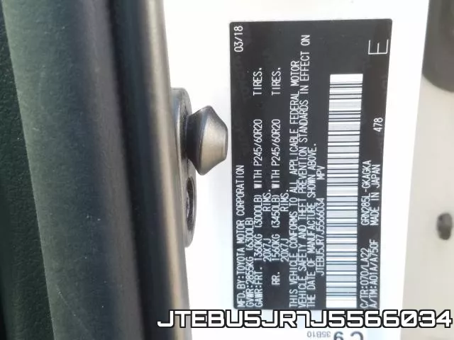 JTEBU5JR7J5566034 фото 2