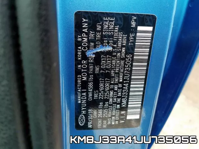 KM8J33A41JU735056 фото 2