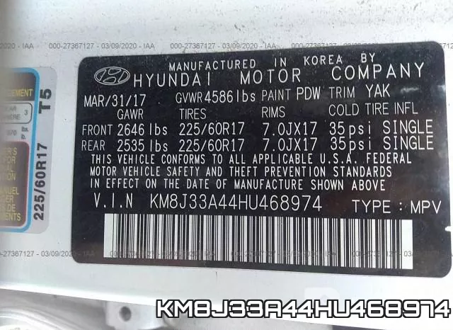 KM8J33A44HU468974 фото 10