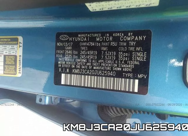 KM8J3CA20JU625940 фото 10
