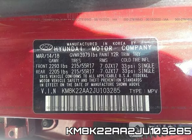 KM8K22AA2JU103285 фото 10