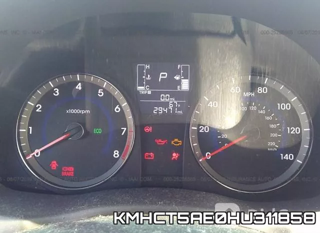 KMHCT5AE0HU311858 фото 8