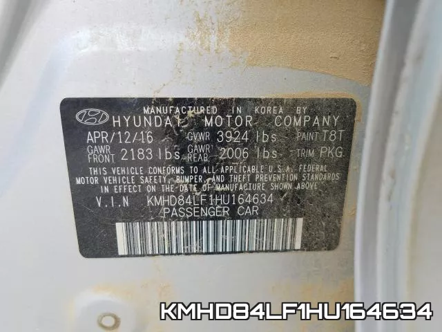 KMHD84LF1HU164634 фото 2