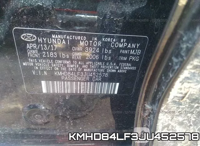 KMHD84LF3JU452578 фото 10