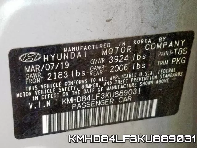 KMHD84LF3KU889031 фото 2
