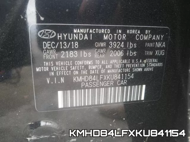 KMHD84LFXKU841154 фото 2
