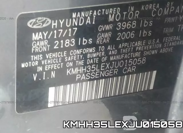 KMHH35LEXJU015058 фото 10