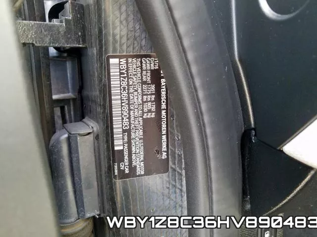 WBY1Z8C36HV890483 фото 2