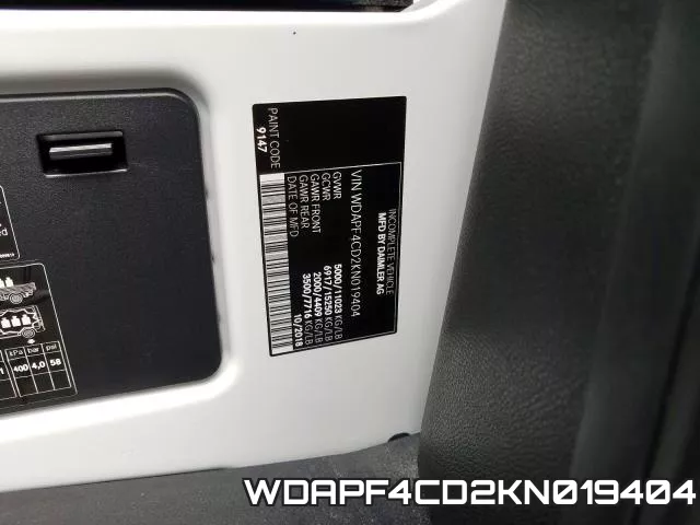WDAPF4CD2KN019404 фото 2