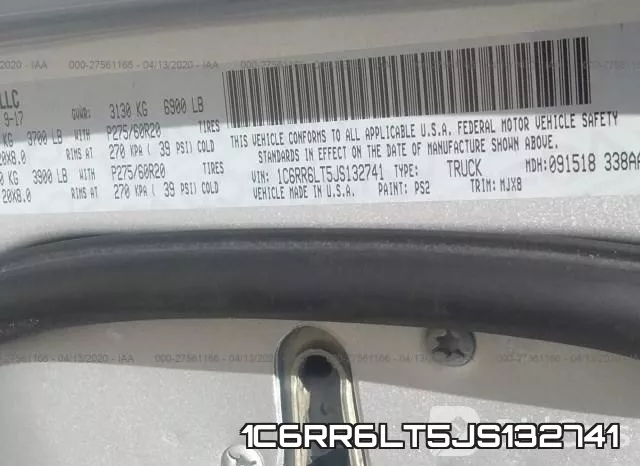 1C6RR6LT5JS132741 фото 10